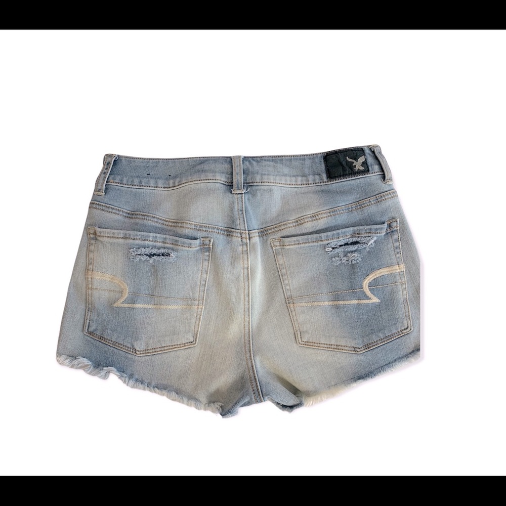 American Eagle Outfitters Distressed Shorts Sz 6 - Picture 2 of 7